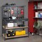 48-inch Workbench with Pegboard, 2 Drawers Top & Bottom Shelves for Tool Organization